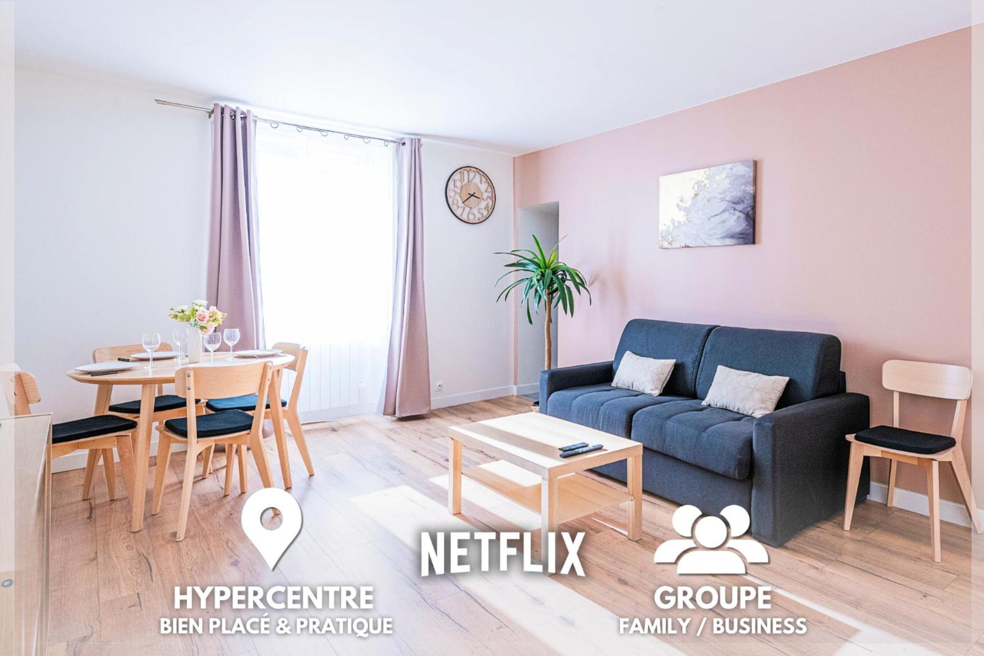 Ideal Pro Et Famille En Hypercentre - 3 Lits Корбей-Эссон Экстерьер фото